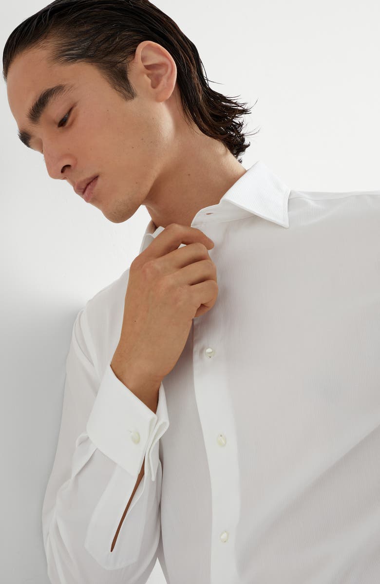 Brunello Cucinelli Tuxedo shirt, Alternate, color, 