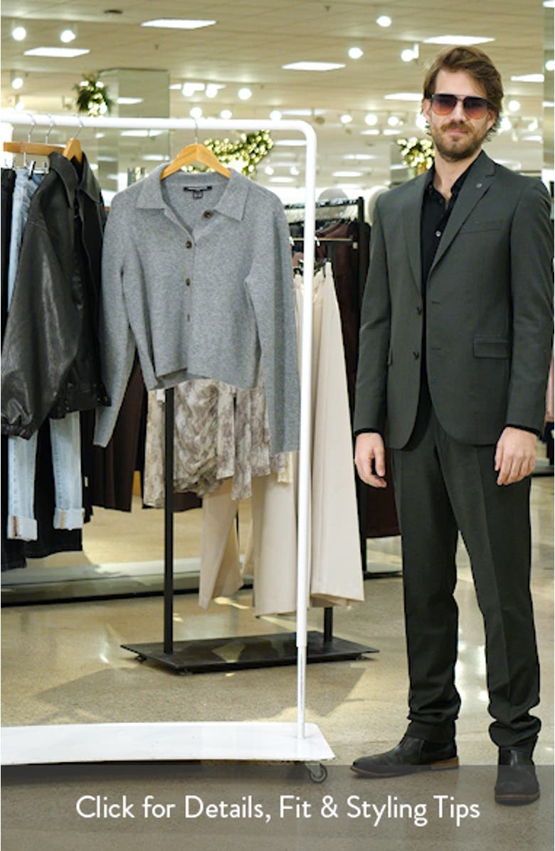 Ellie Collared Crop Cardigan, sales video thumbnail