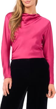 Ted Baker Amy Cowl Neck Satin Top