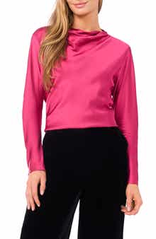 Ted Baker Amy Cowl Neck Satin Top