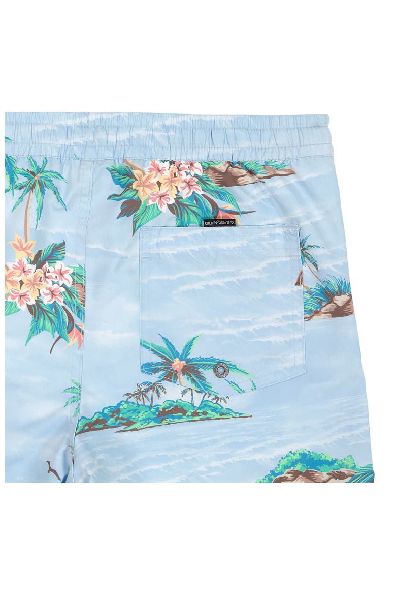 Kids' Everyday Mix Volley Swim Trunks, Alternate, color, SKYWAY