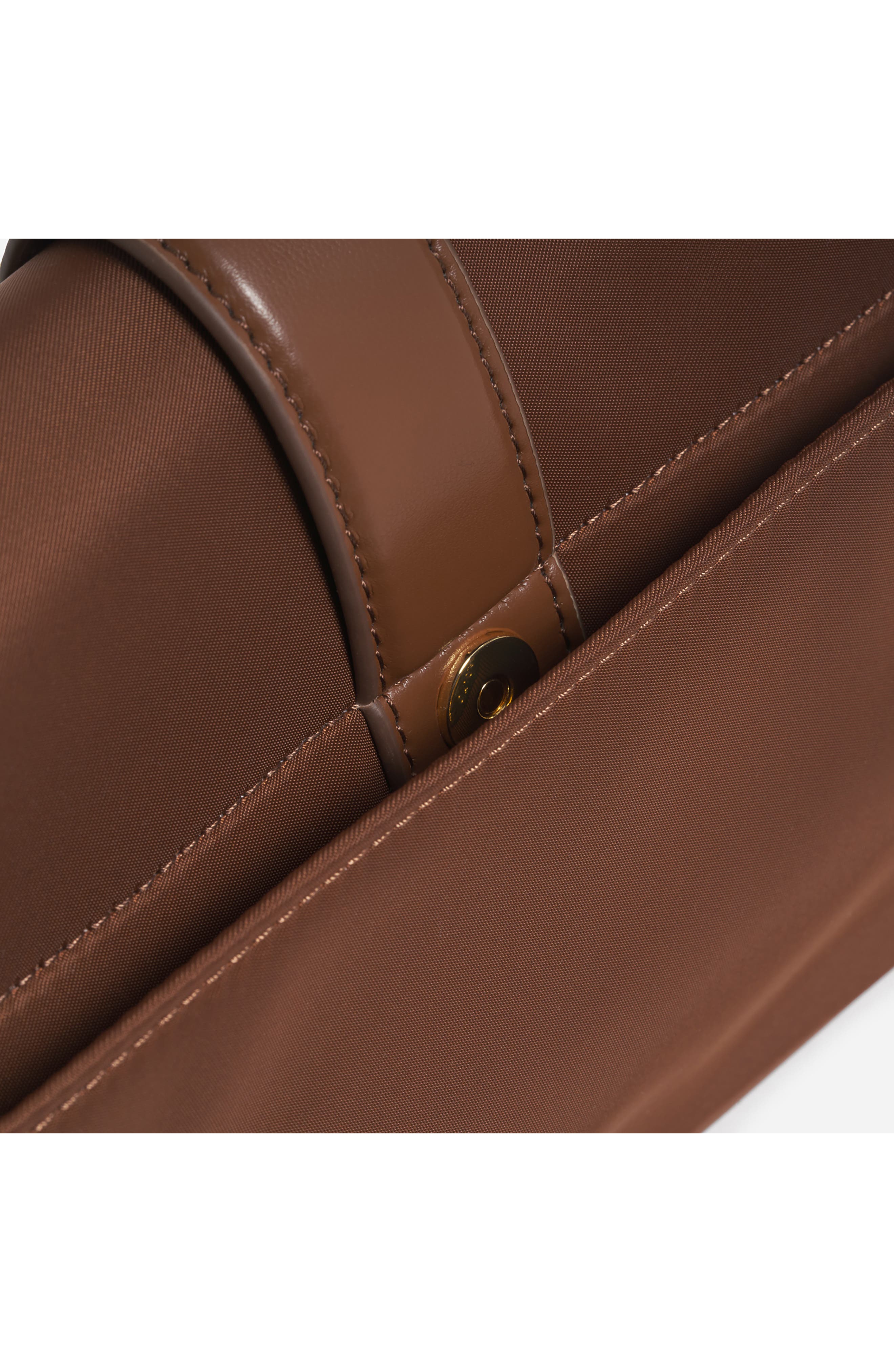 Stoney Clover Lane Belted Nylon Shoulder Bag, Alternate, color, Espresso