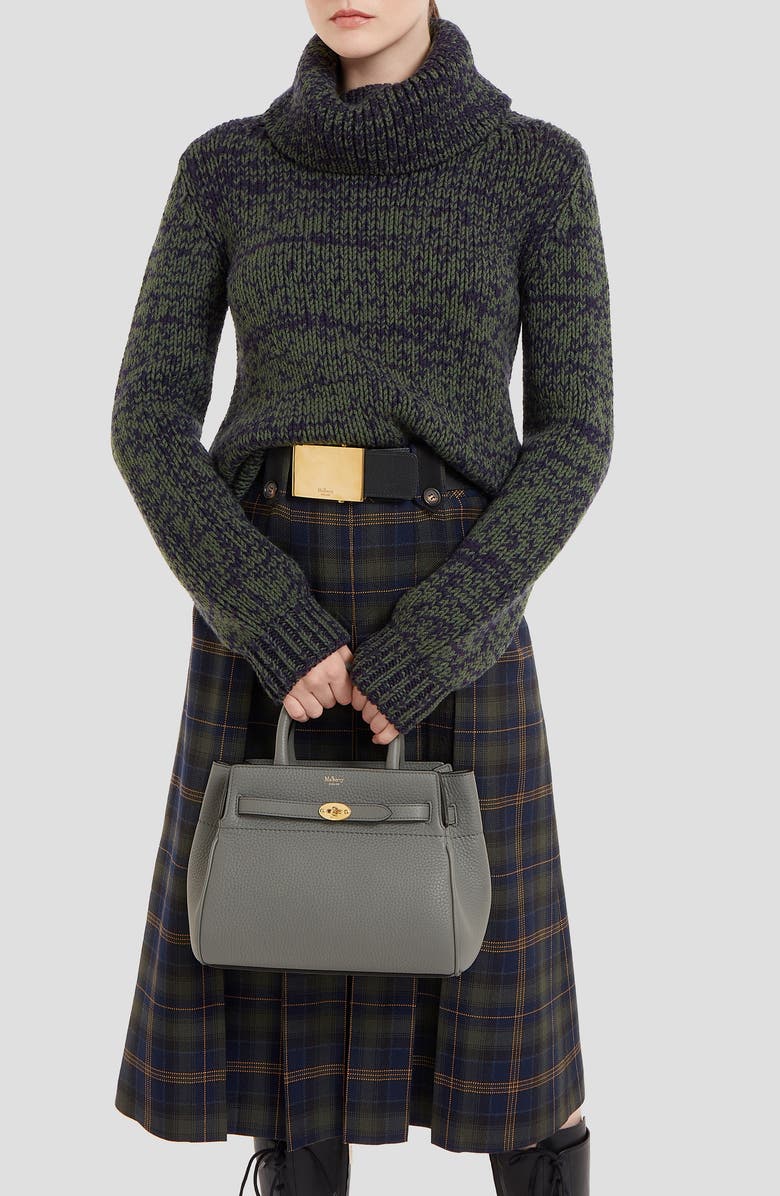 Mulberry Small Belted Bayswater Convertible Leather Satchel, Alternate, color,