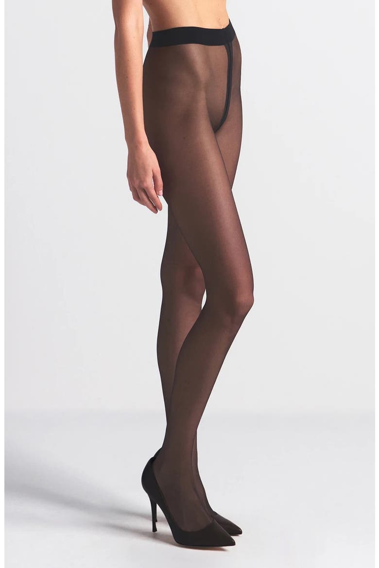 Hosiery Sheer Tights, Main, color, ONYX