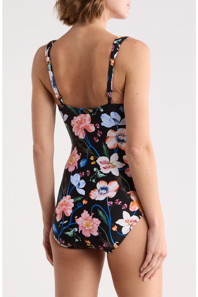 Mio One-Piece Swimsuit, Alternate, color, BLACK