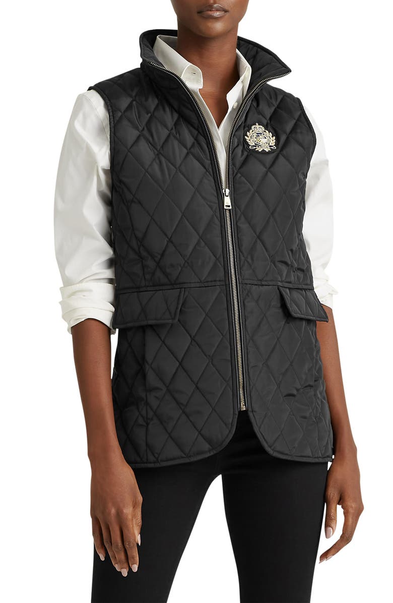 Lauren Ralph Lauren Quilted Vest, Main, color, 