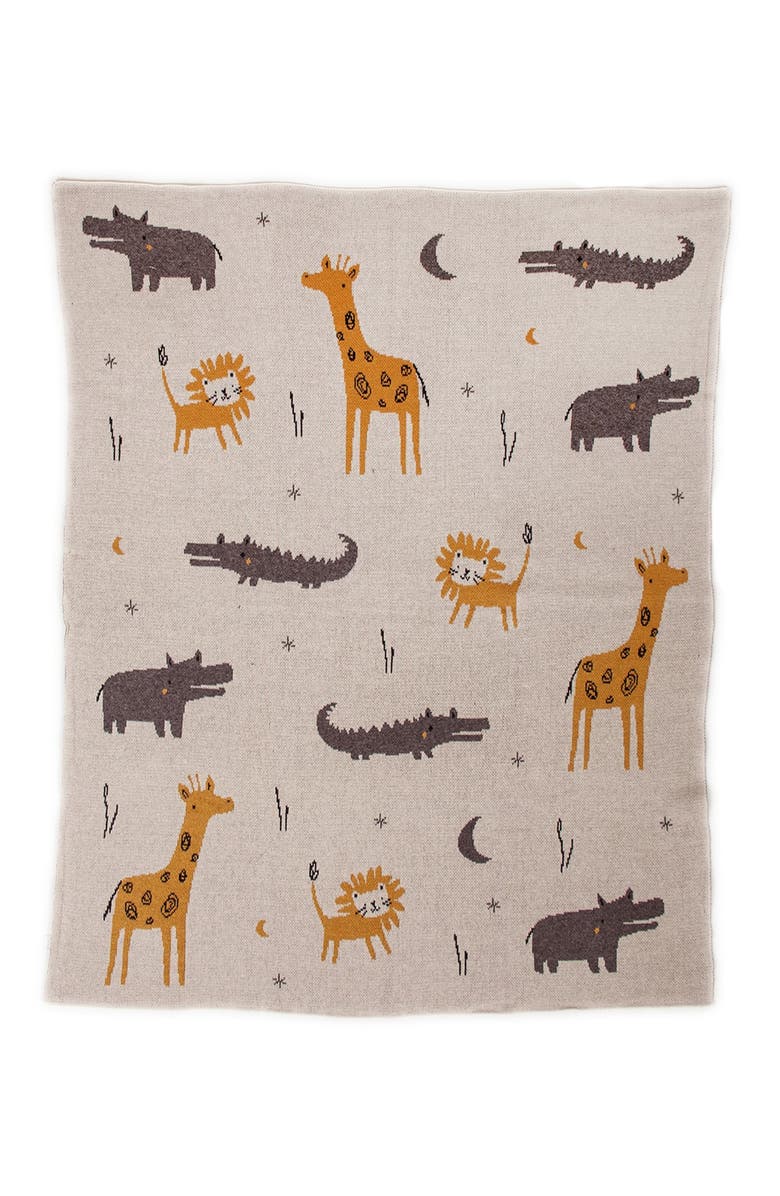 PARKLAND COLLECTION Once Upon A Time Baby Blanket, Main, color, Light Grey