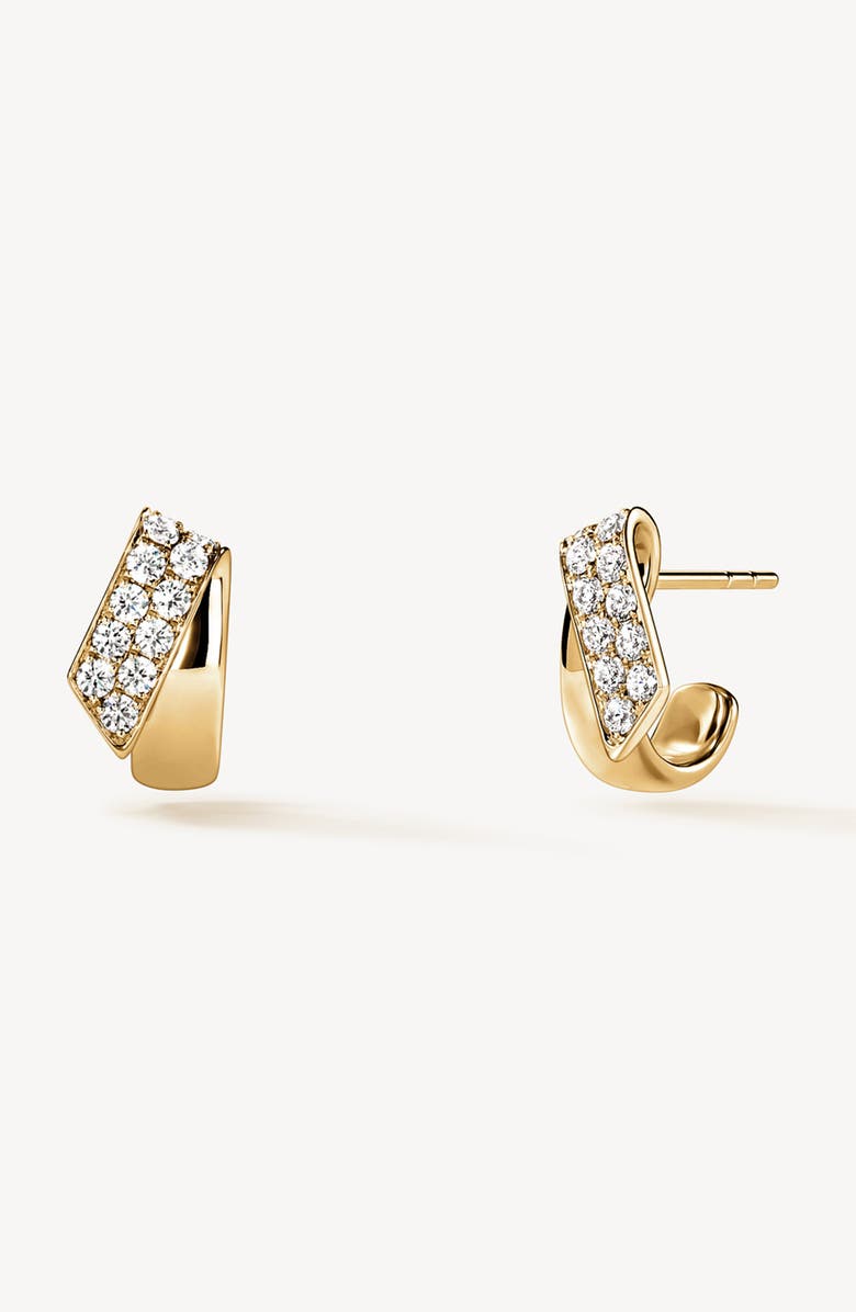 HEARTS ON FIRE INSIDE/OUT 18K Gold Diamond Flip Earrings, 0.40ct., Alternate, color, Yellow Gold
