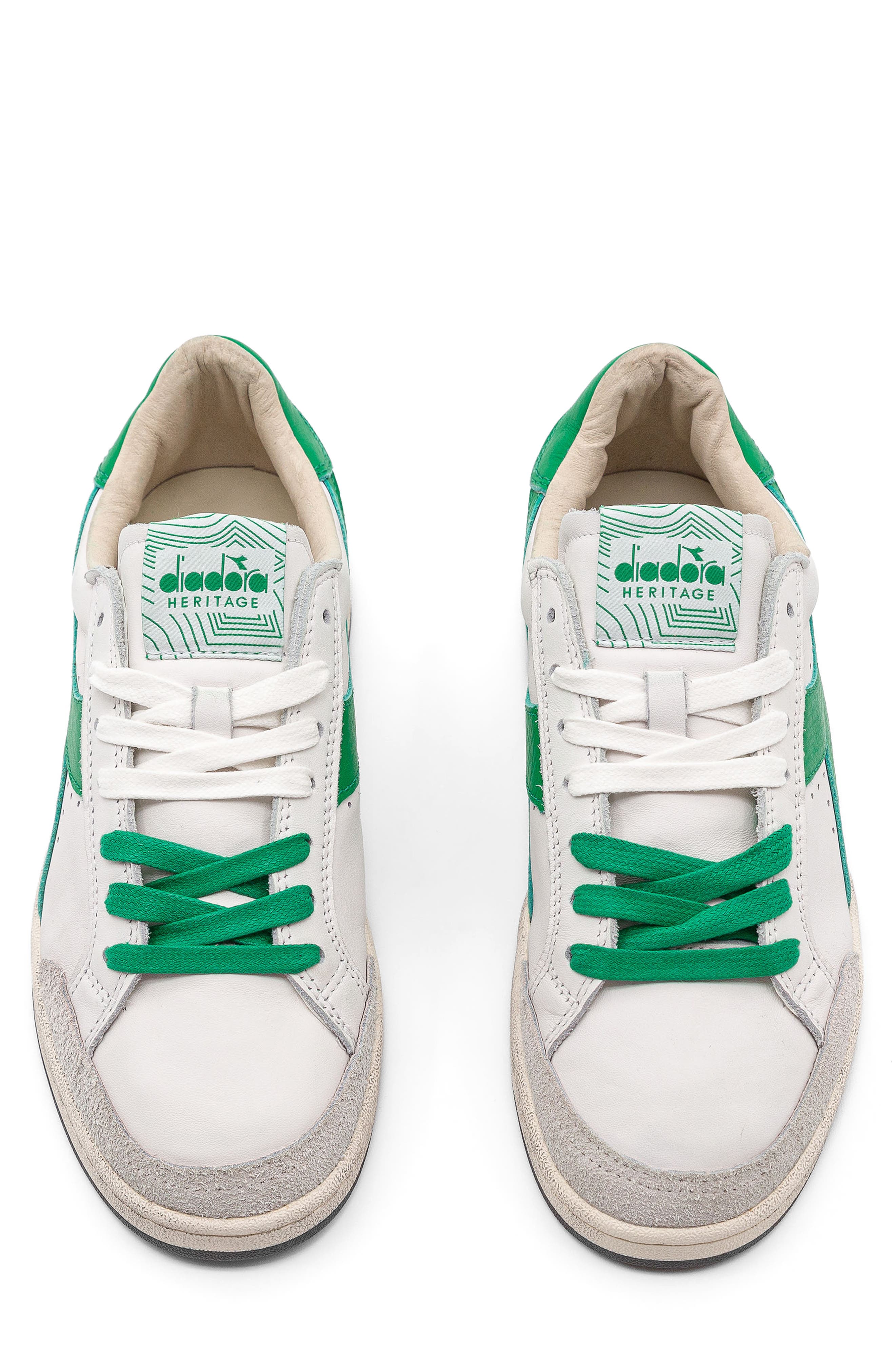 Diadora Prestige Used Sneaker, Alternate, color, White/ Peas Cream