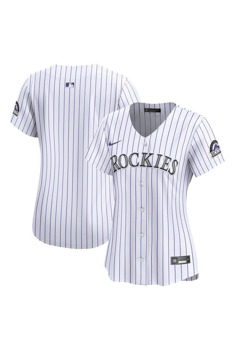 Women's Nike  White Colorado Rockies Home Limited Jersey, Alternate, color, White