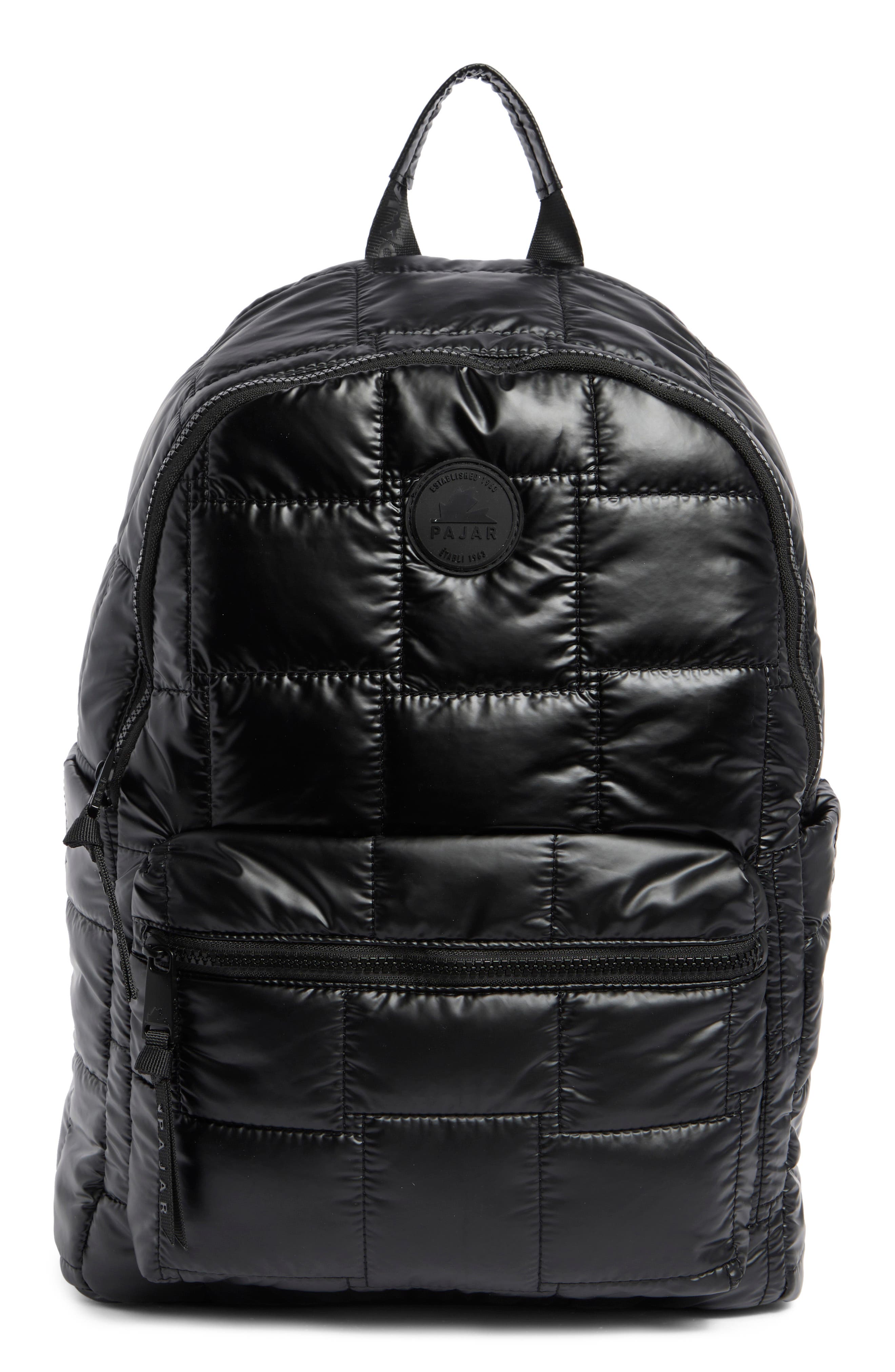 Pajar Quilted Nylon Backpack, Main, color, 