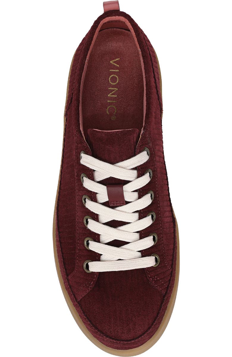 Vionic Winny Low Top Sneaker, Alternate, color, Cherry Jubilee