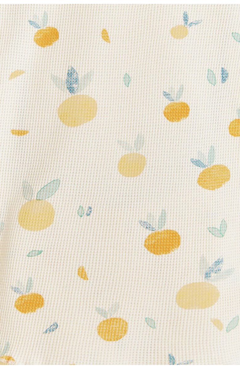 Babycottons Premium Cotton Nature Waffle Snug 2PC Pajamas For Toddler, Alternate, color, Off White