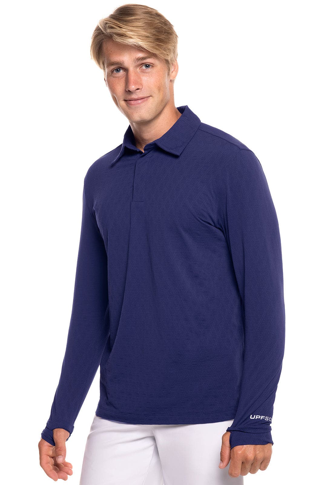 selected Navy Diamond Jacquard