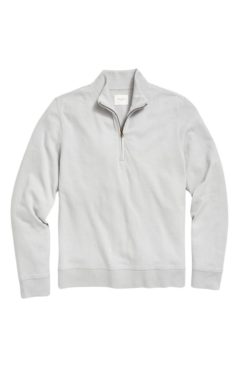Billy Reid Cullman Half Zip Pullover, Alternate, color, Silver