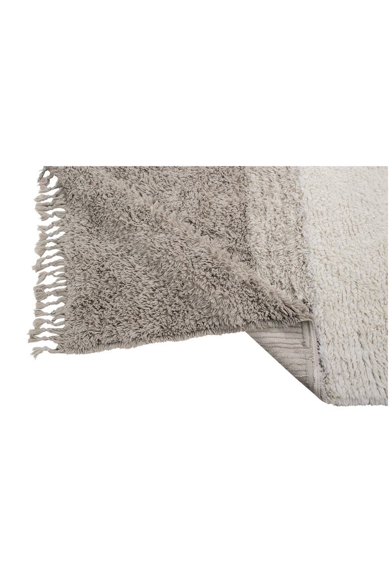 Into the Blue Washable Wool Rug, Alternate, color, SMOKE BLUE