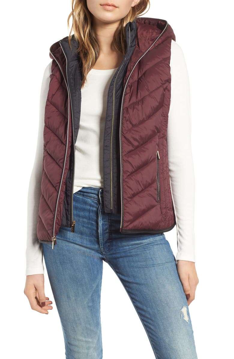Marc New York Hooded Puffer Vest, Main, color,