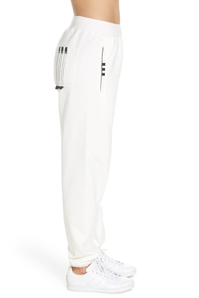 Graphite Jogger Pants, Alternate, color, WHITE/ ORANGE/ BLACK