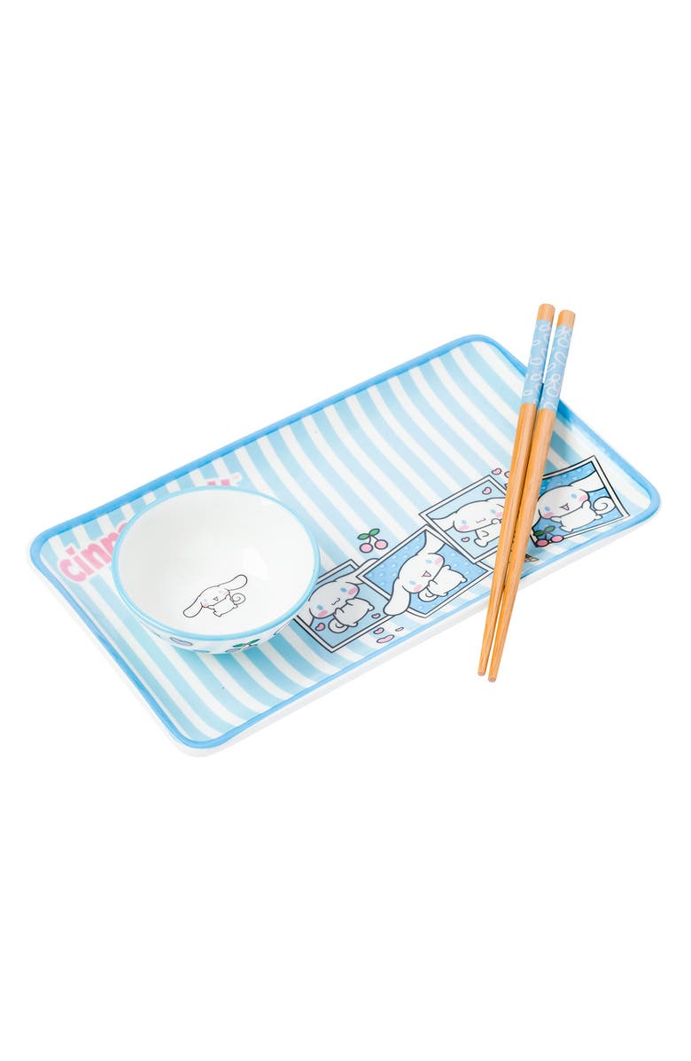 SANRIO Cinnamoroll 3-Piece Sushi Set, Main, color,