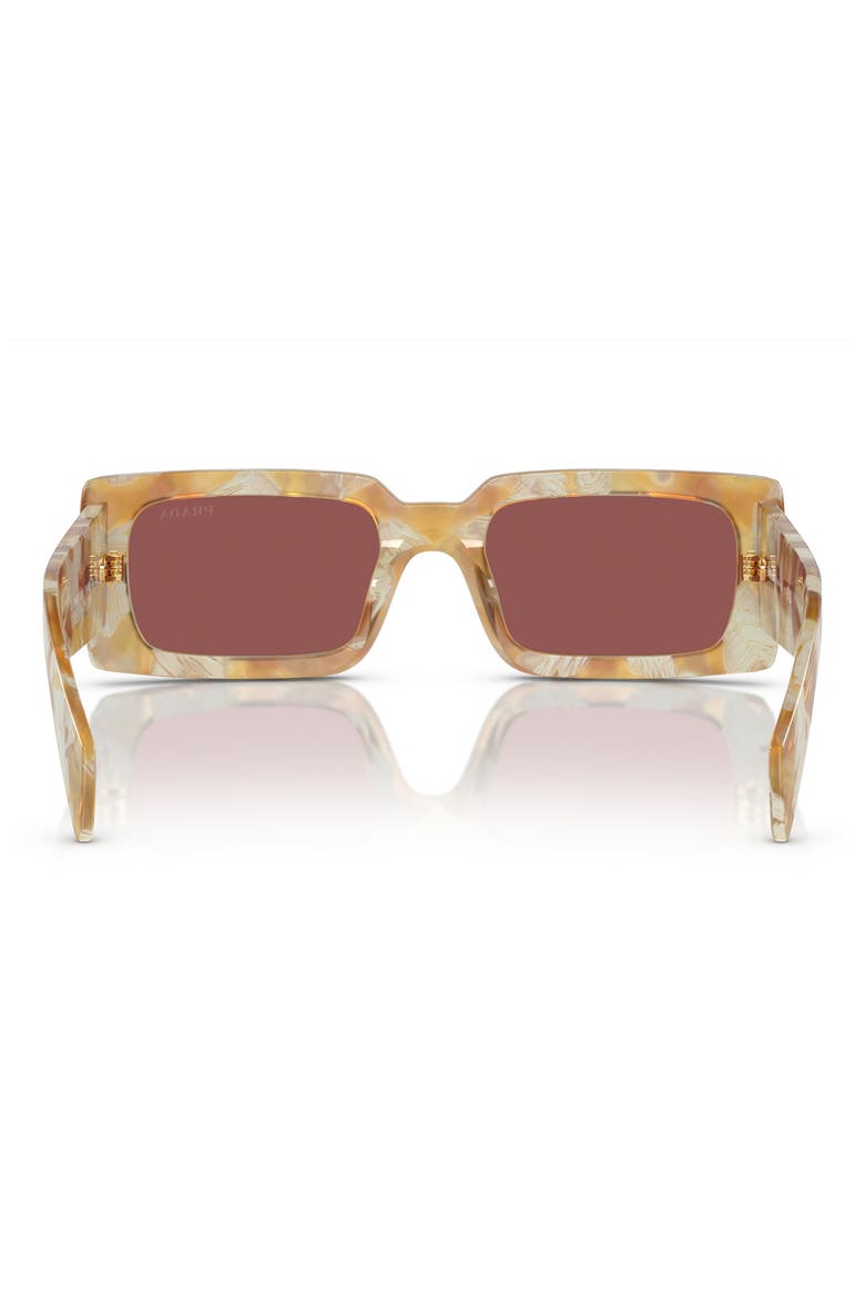 52mm Pillow Sunglasses, Alternate, color, DNUDARK BROWN 2