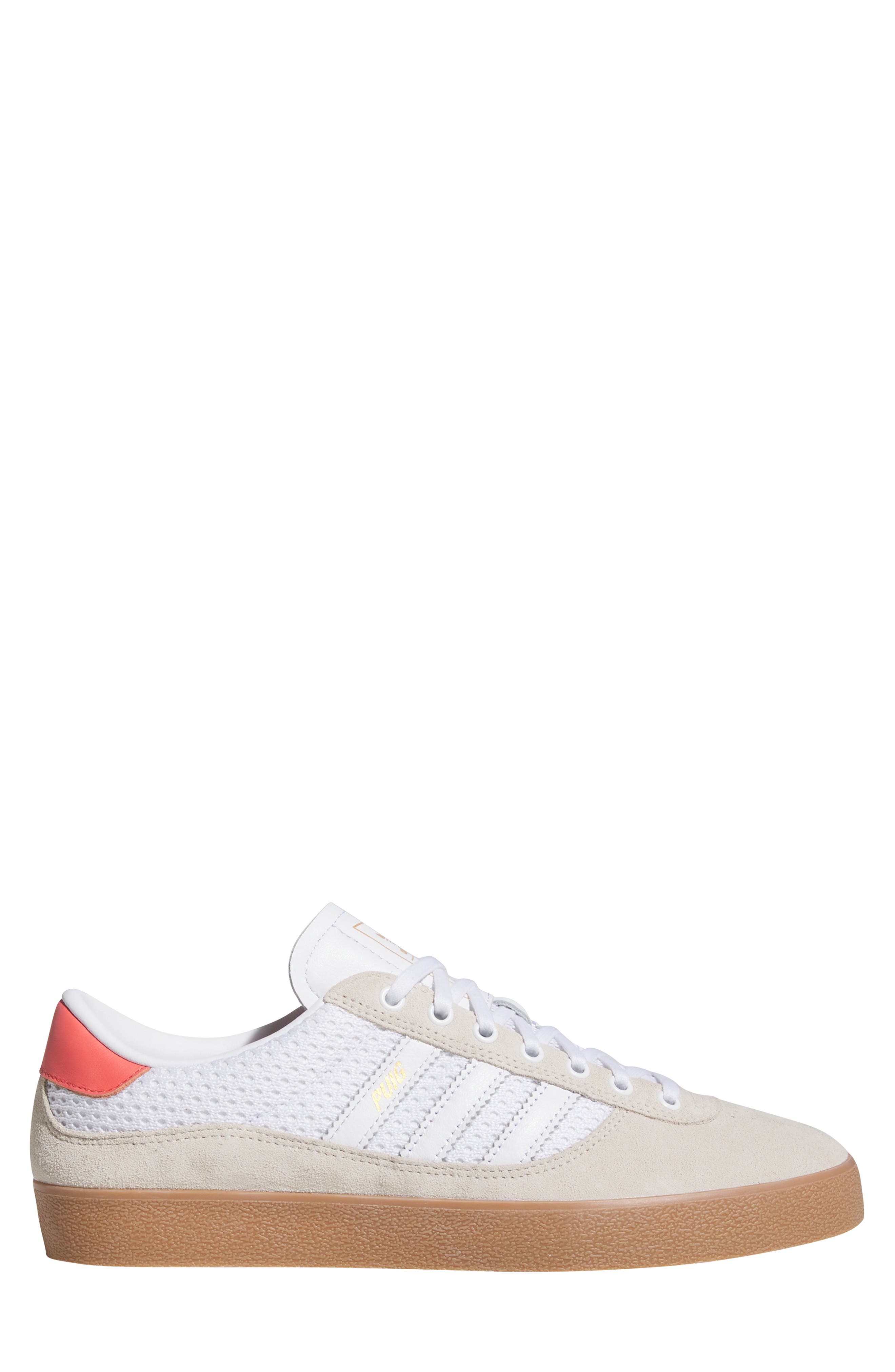 adidas Puig Indoor Sneaker, Alternate, color, Wonder White/ Cloud White/ Gum