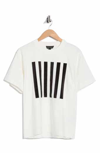 Sequined Stripe Boxy T-Shirt