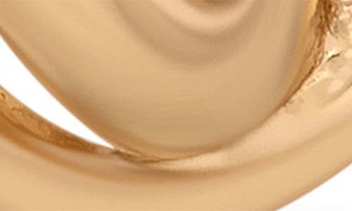 Ettika Swirl Stud Earrings In Gold