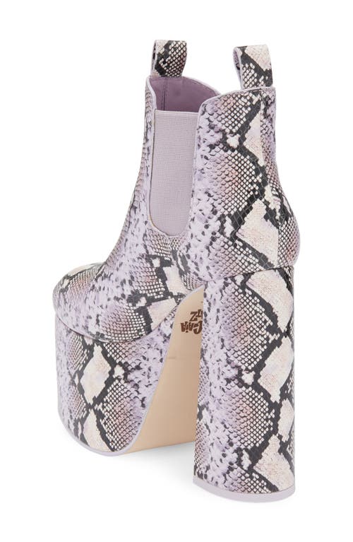 Cult Gaia Zama Platform Boot In Purple