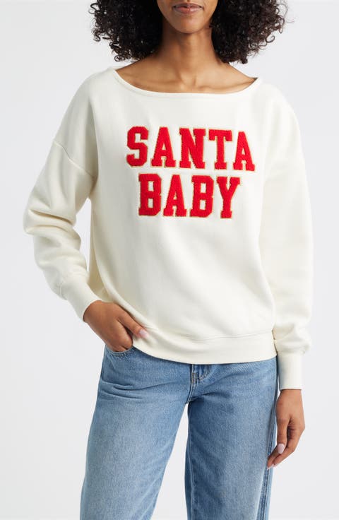Santa Baby Fleece Sweatshirt