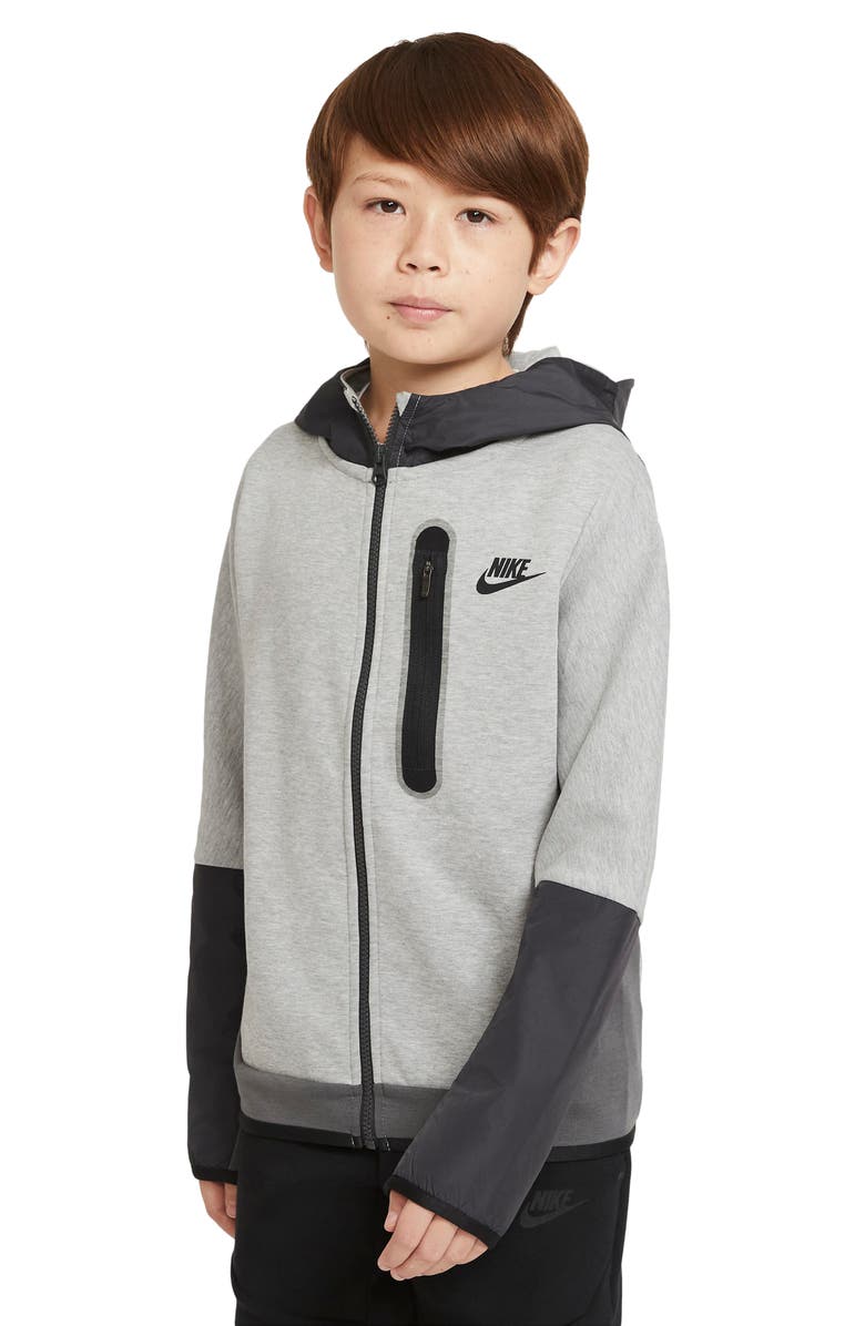 Nike Sportswear Kids' Tech Fleece Zip Hoodie, Alternate, color, 