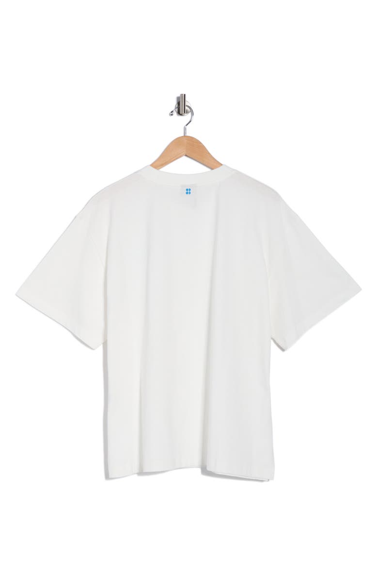Sweaty Betty Explore More Organic Cotton Graphic T-Shirt, Alternate, color, White