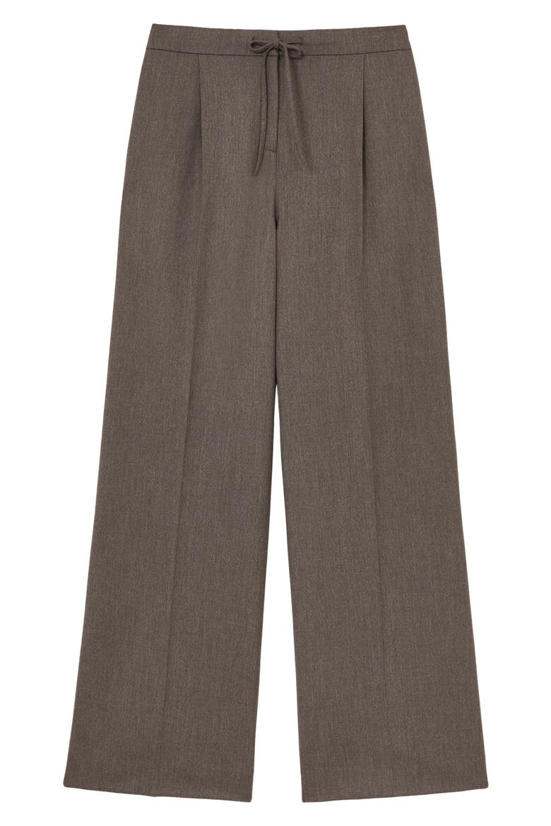 Elowen Drawstring Wide Leg Trousers, Alternate, color, NEUTRAL