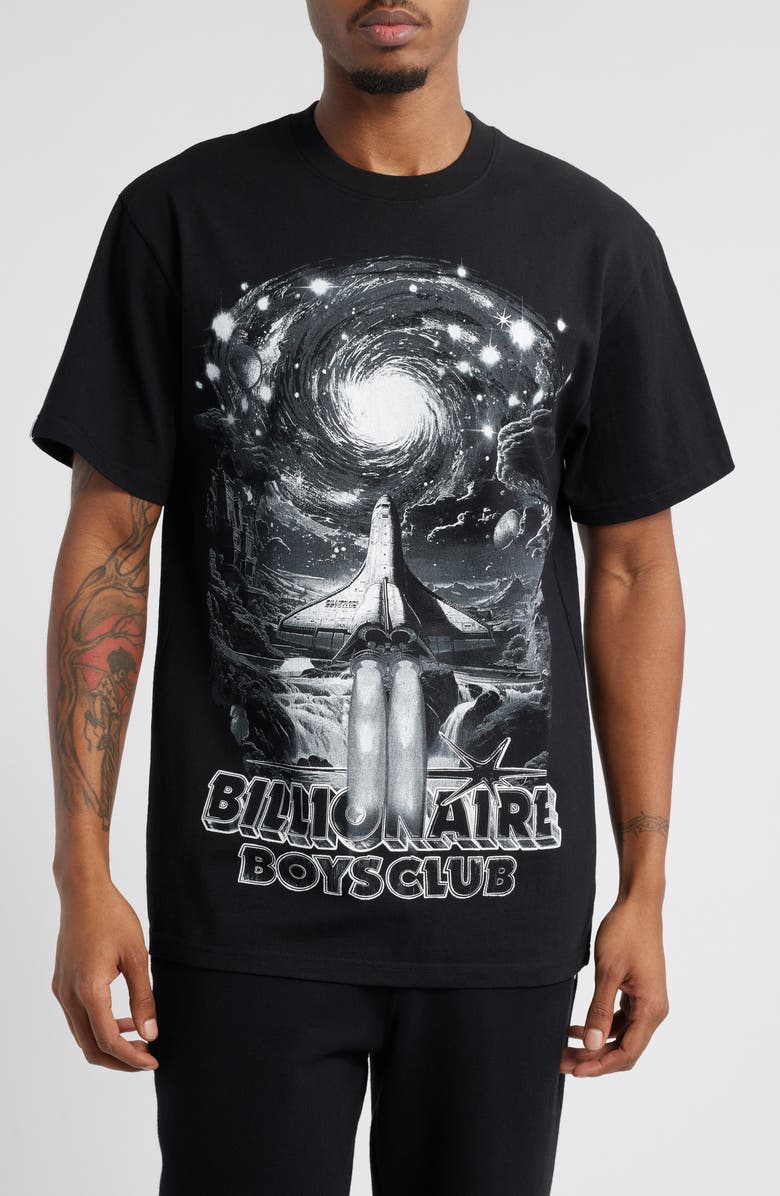 Billionaire Boys Club BB Grey Horizon Graphic T-Shirt, Main, color, 