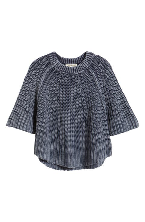 Amy Short Sleeve Cotton Sweater