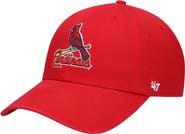'47 Men's '47 Red St. Louis Cardinals Clean Up Adjustable Hat