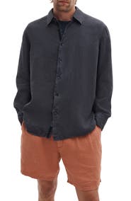 rag & bone Finch Linen Button-Up Shirt