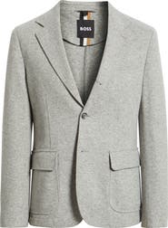 BOSS Hanry Slim Fit Felted Wool Blend Sport Coat