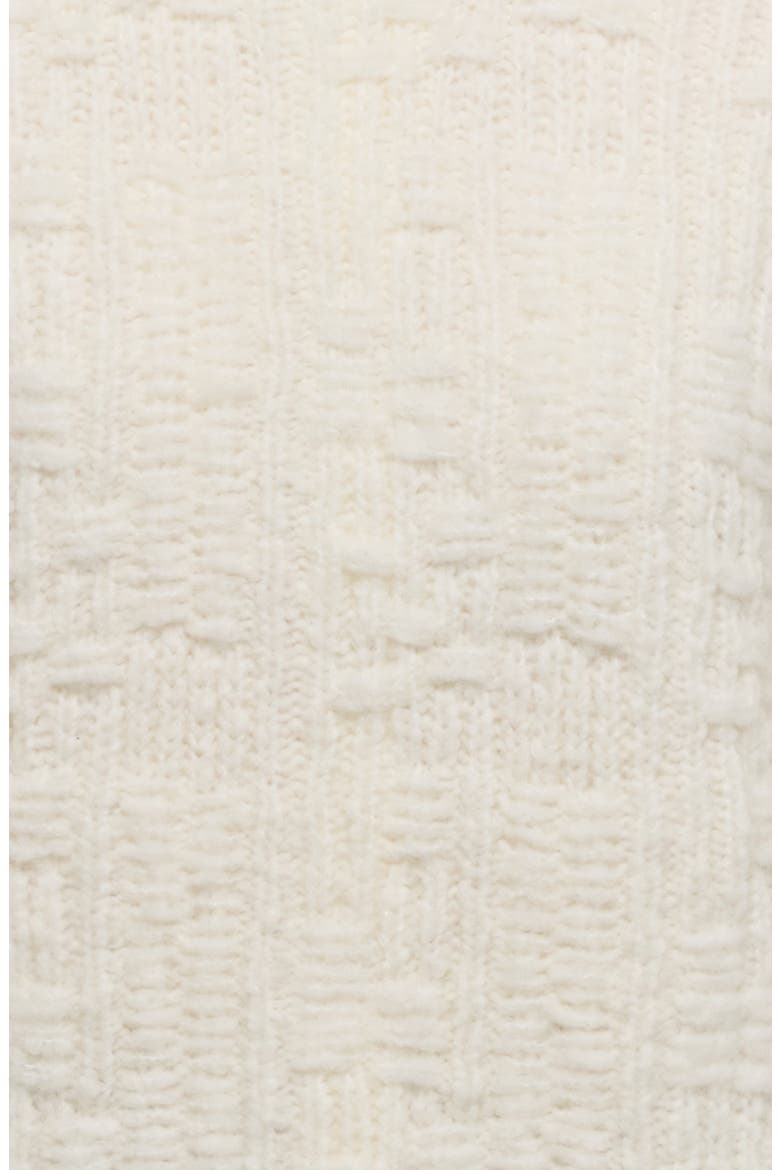 Textured Merino Wool Blend Sweater, Alternate, color, IVORY