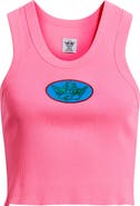 BOYS LIE Bubble Gum Randy Logo Patch Crop Tank