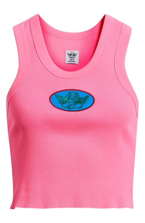 Boys Lie Bubble Gum Randy Logo Patch Crop Tank