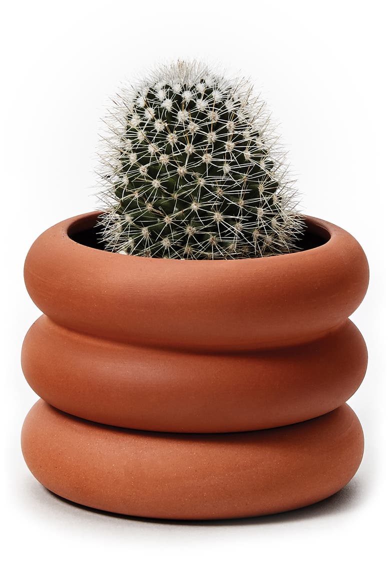 Mini Short Stacking Planter, Main, color, TERRACOTTA