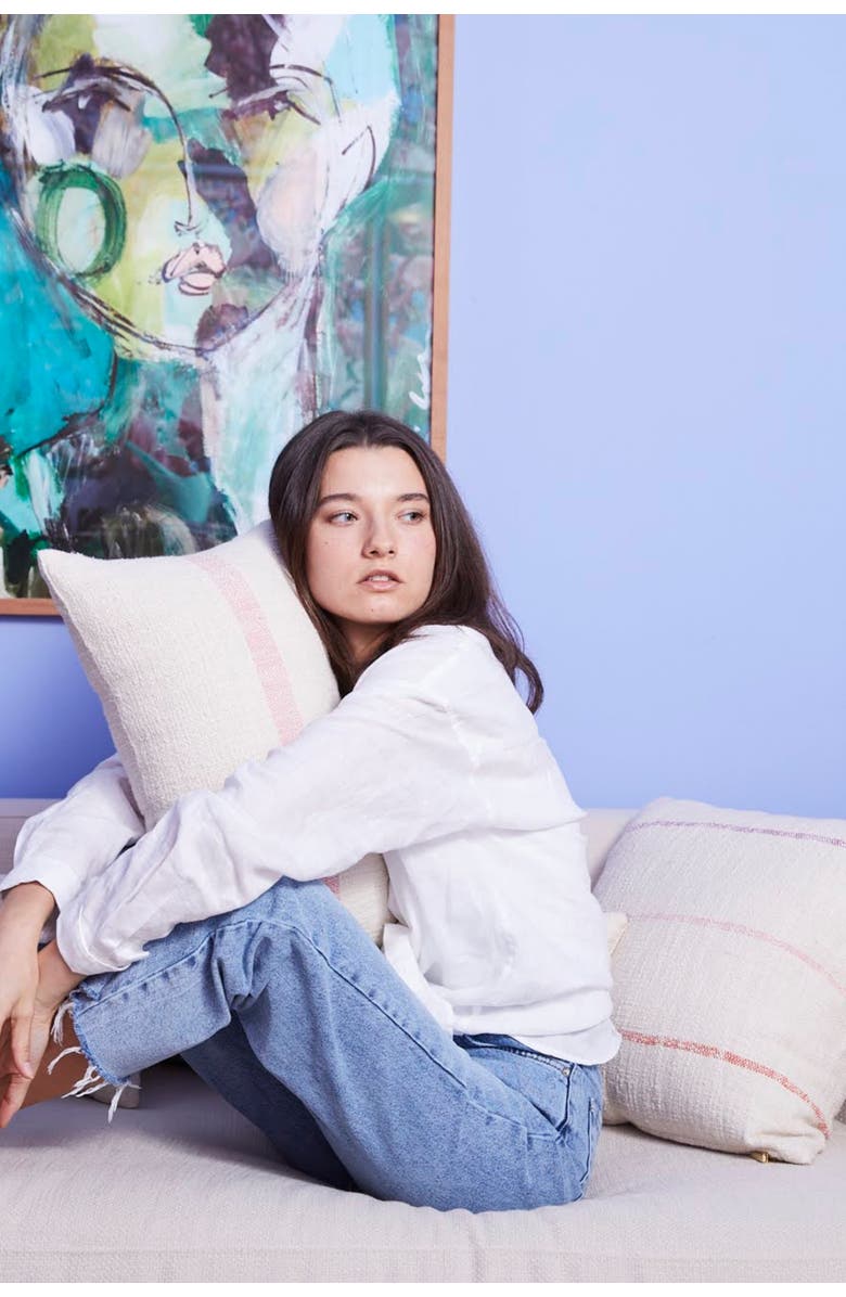 Pillowpia Jolie Pillow Cover, Alternate, color, Petunia