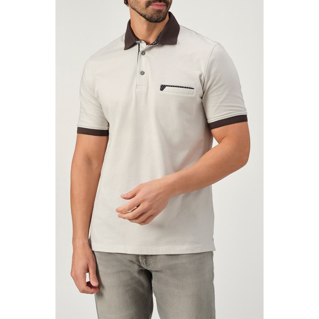 Studio Garnet Los Angeles Chest Pocket Stretch Cotton Polo