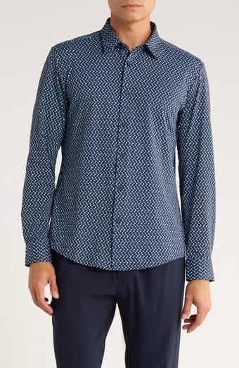 BOSS Roan Kent Slim Fit Button-Up Shirt