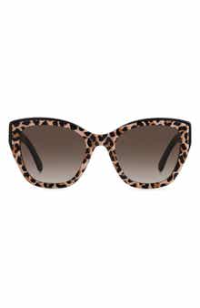 yolanda 51mm polarized gradient cat eye sunglasses