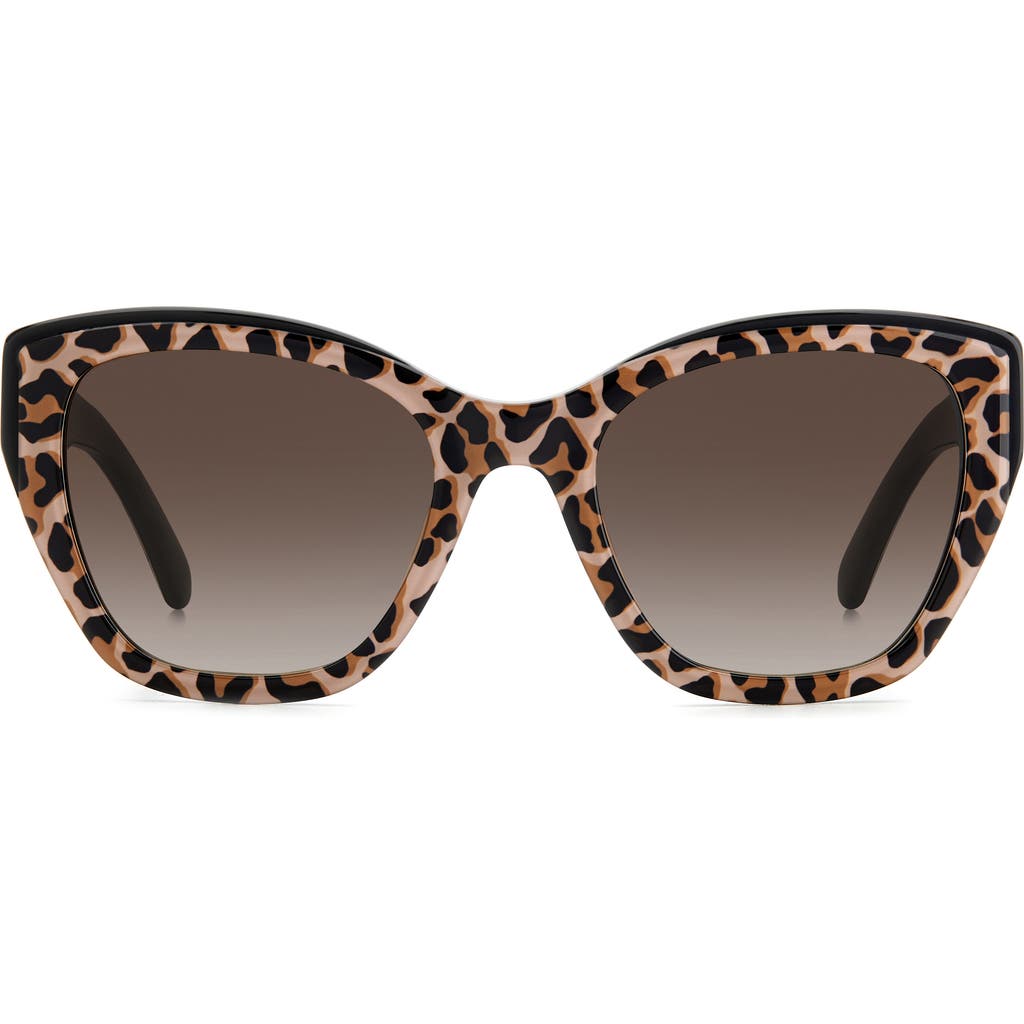 Kate Spade New York Yolanda 51mm Polarized Gradient Cat Eye Sunglasses