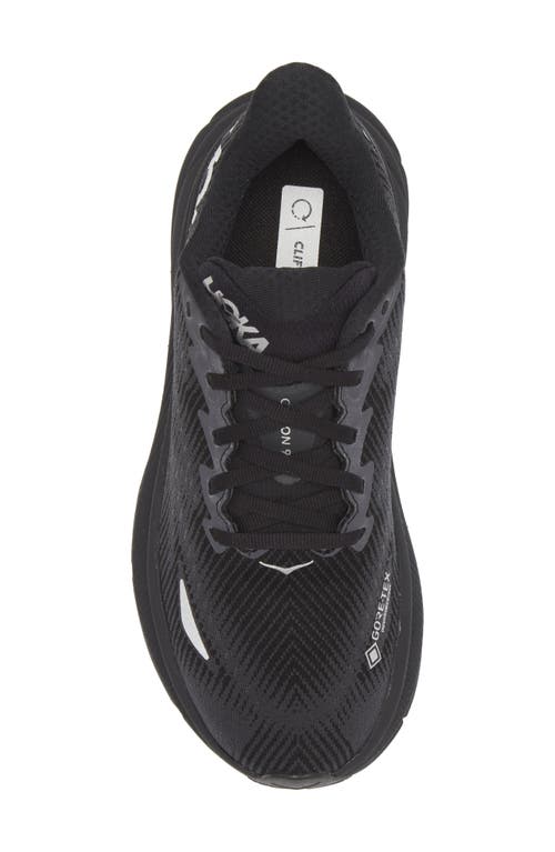 Hoka Clifton 9 Gtx Sneaker In Black