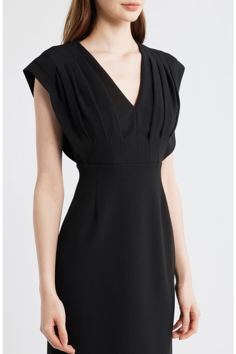 pleated sheath dress Azazie Iras