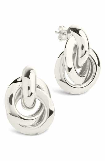 Ashton Layered Knocker Stud Earrings