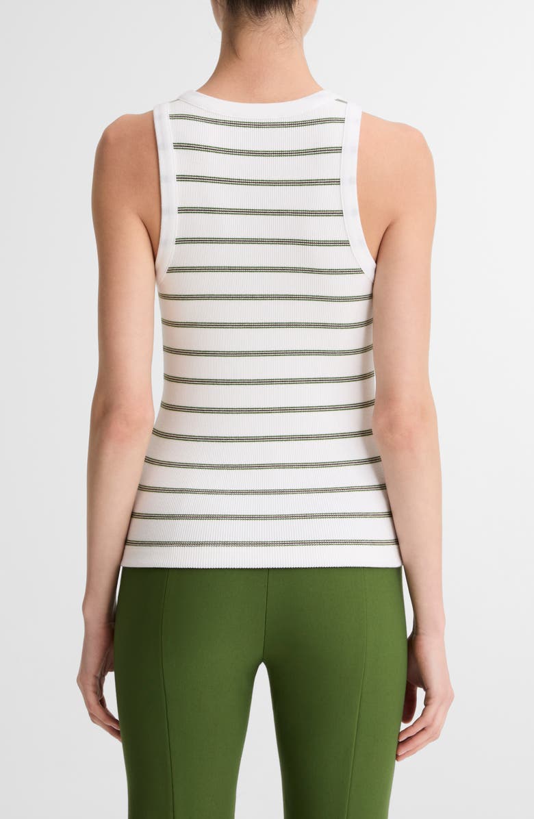 Vince Stripe Rib Tank, Alternate, color, Herb Combo